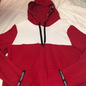 Logo Hollister color block hoodie
